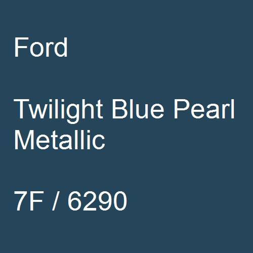 Ford, Twilight Blue Pearl Metallic, 7F / 6290.
